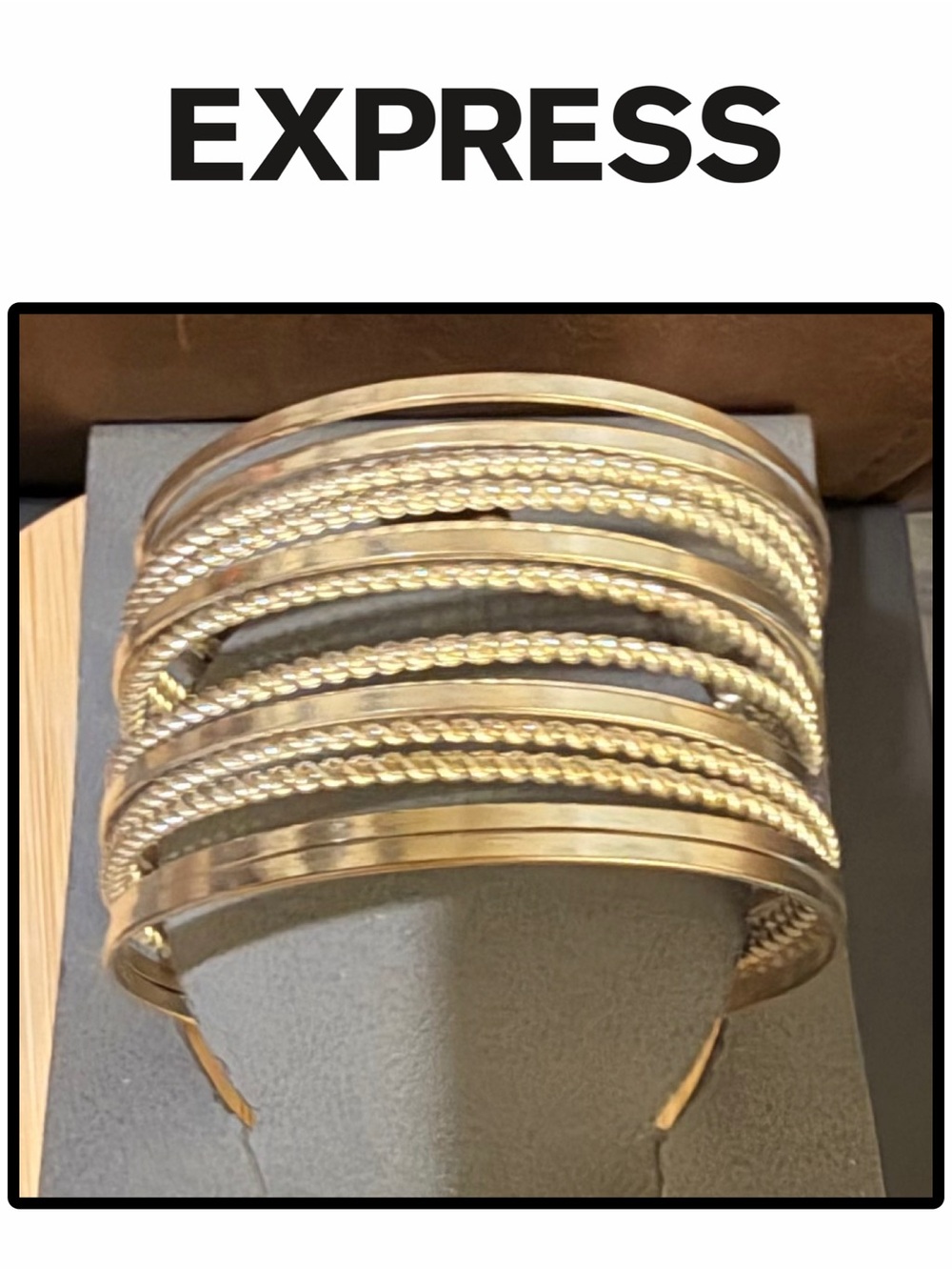 NWT EXPRESS Gold-tone bracelet bundle